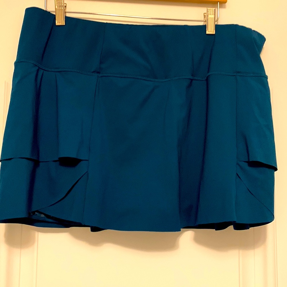 Athlete athletic skort, XL, teal green, worn once